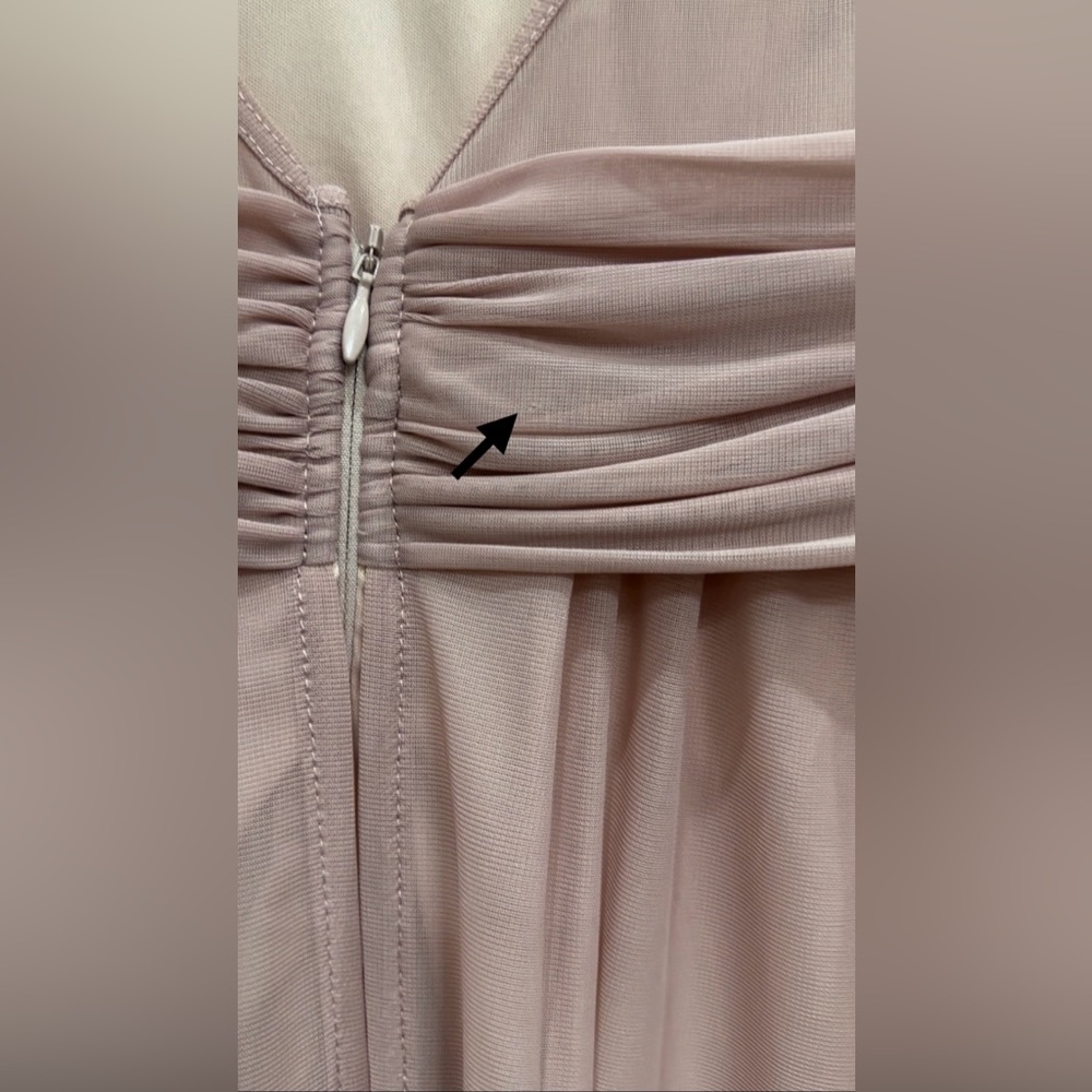 Birdie Grey Jan Dress Rose Quartz Bridesmaid Prom Formal Gown - Picture 9 of 10